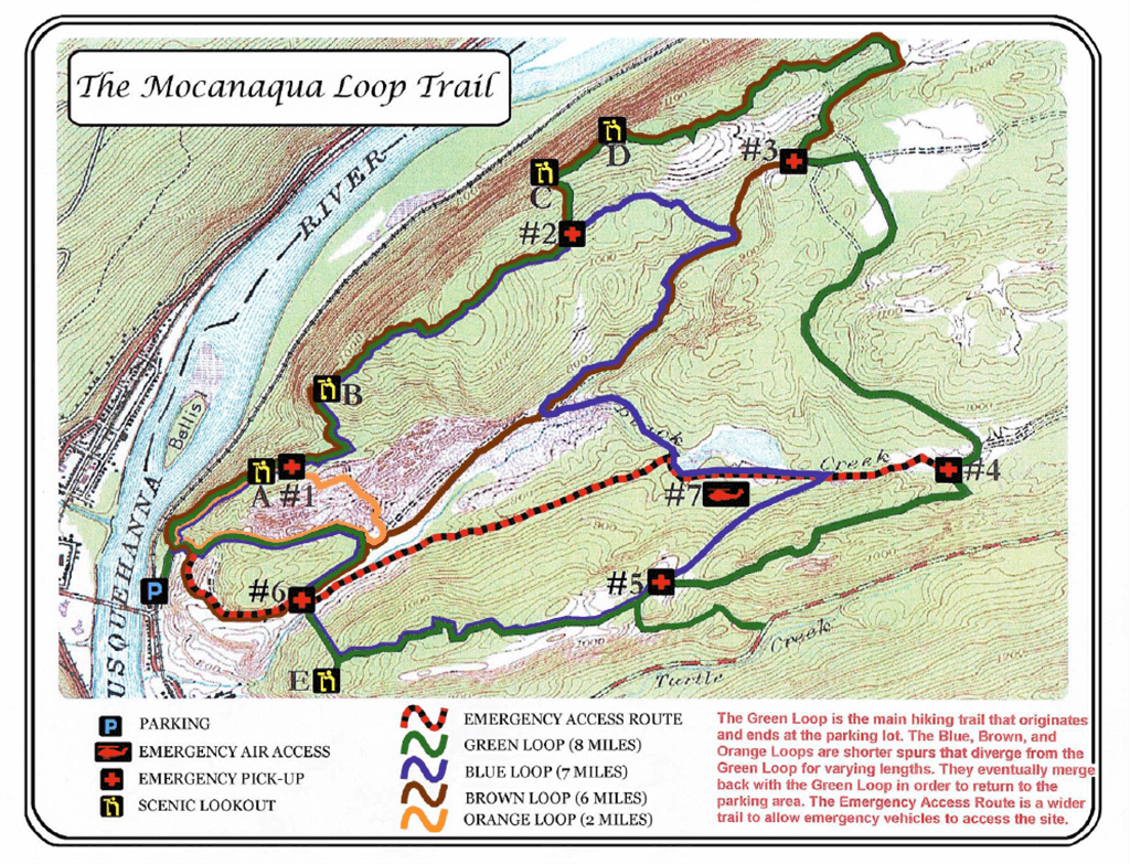 Mocanaqua Loop Trail